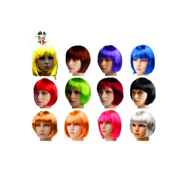 

Cheap Colors Party Costume Short Bob Synthetic Wigs HPC-1296