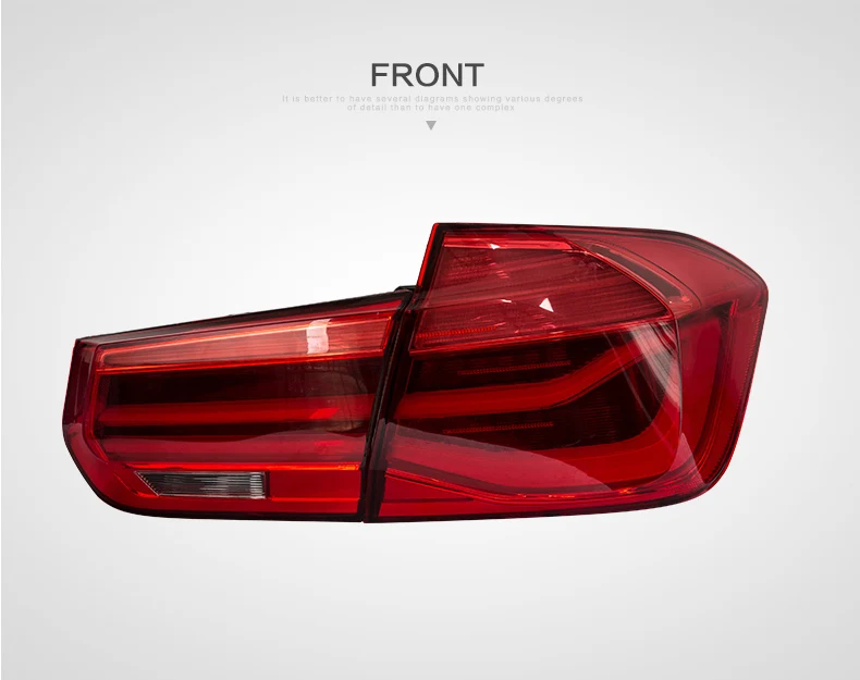 
VLAND Factory FULL LED TAIL LIGHT FOR 3 Series F30 F35 2013 2015 Rear Lamp With Moving Turn Signal Tail Lamp Plug And Play 