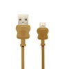 lovely Cartoon Guitar design plastic injection TPE 5 pin Micro USB 2.0 cable for Android phone Charging&data Transfer OEM ODM