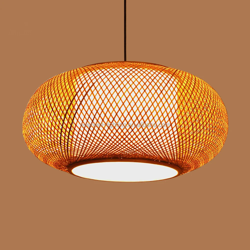 Creative Design Pendant Lights Antique Simple Bamboo Suspension