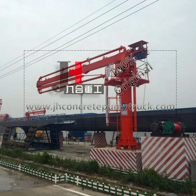 
HG19 High-speed Railway hydraulic mobile concrete placing boom for sale 