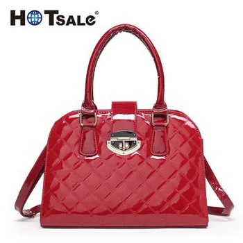 2018 Online Ping Bags Red Leather Women Elegant Bag Italy Brand Handbag High Quality Top Handbags Handmade