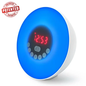 Touch Sunrise Wake Up Light Alarm Clock Bluetooth Speaker