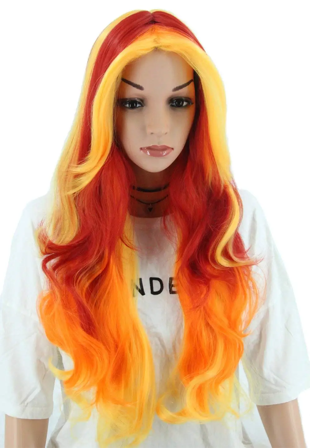 yellow costume wig