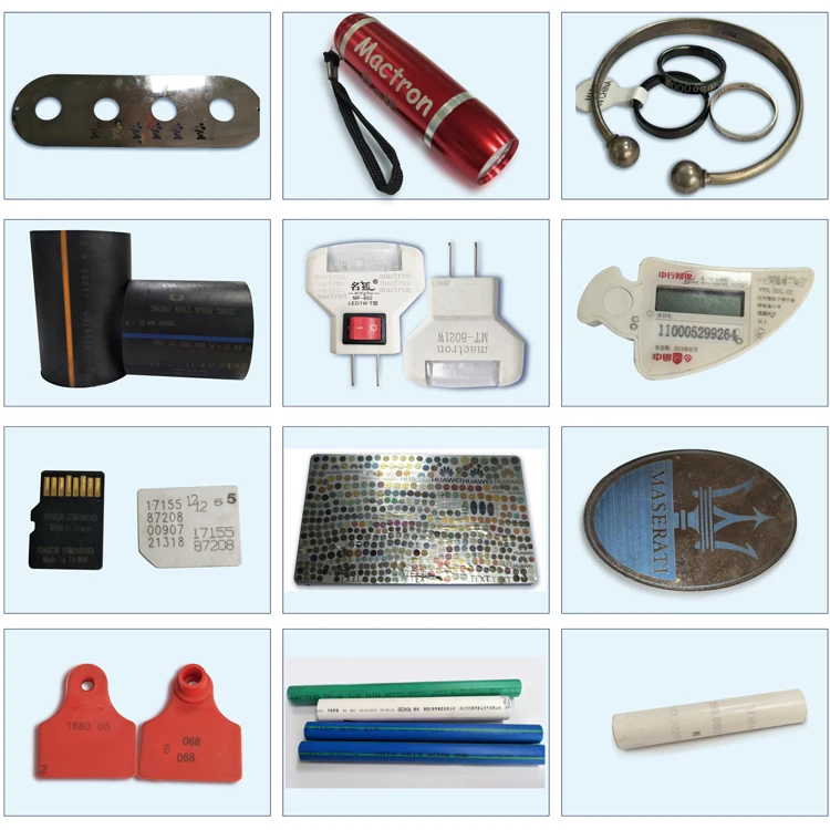 IPG Raycus laser source portable mini fiber laser marking machine for metal with CE FDA