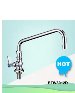 New Products 304 Stainless Steel Faucet Double Outlet German Types Self Heating Sink Wall Mounted Water Tap.jpg