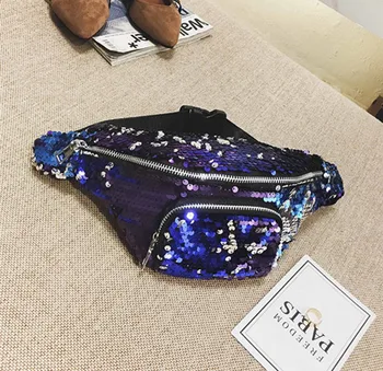 mermaid sequin fanny pack