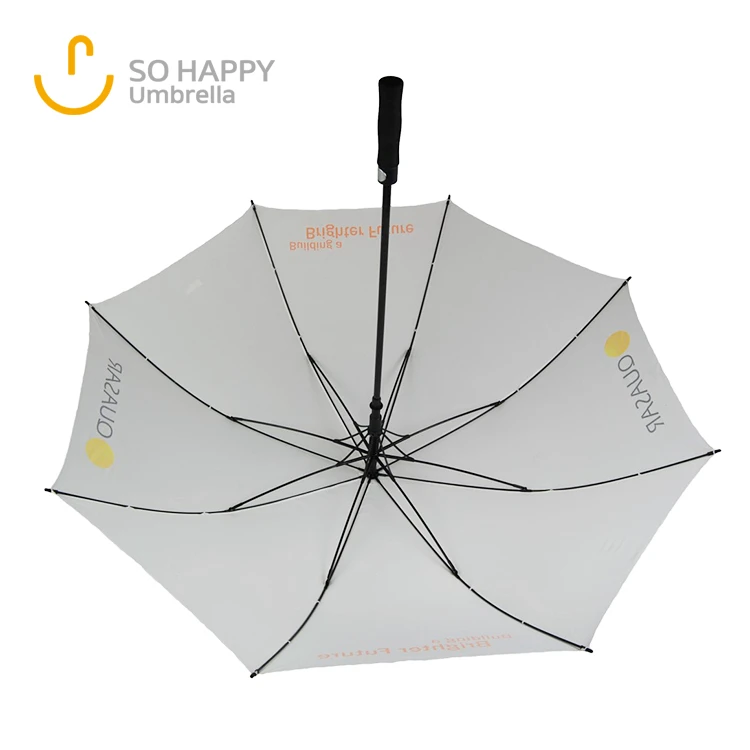 27inch White Bulk Commercial Promotion Sublimation Umbrella Blank