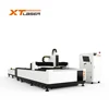 Open type exchange table fiber laser machine for cutting carbon steel and stainless steel