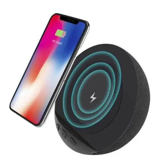 Stereo Portable Qi Wireless Charger With Speaker Buy Q1 Wireless