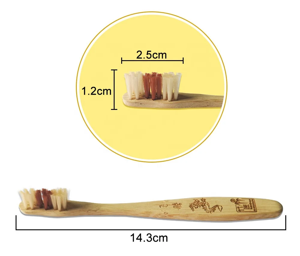 

Rainbow bamboo toothbrush charcoal eco friendly bamboo toothbrush private label