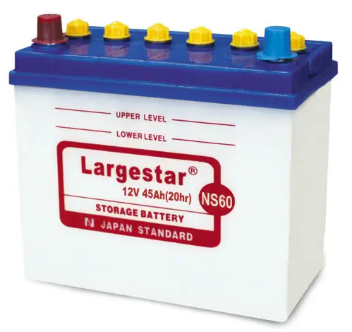 High quality new design Largestar lead acid dry car battery NS60 / N45 ( 12v 45ah ) Japan Standard