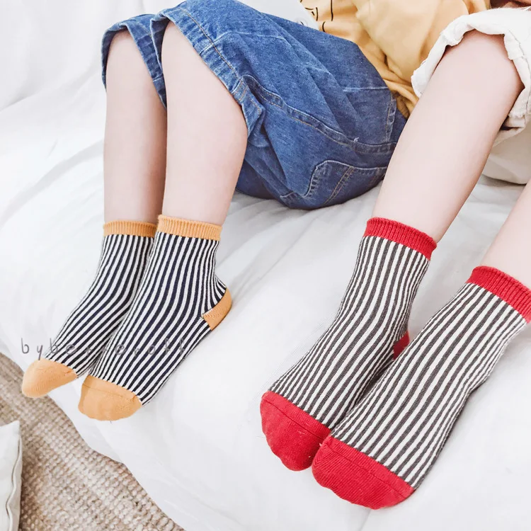 

Wholesale Baby Boys Girls Sock Striped Autumn Cotton Baby Clothes, N/a