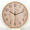 Cheap custom analog imitative wooden wall clock manufacturer