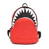 Cotton Canvas 3D Model Shark Kids School Bag Travel Backpack For Kindergarten Teenager Boys and Girls
