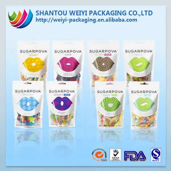 Sweet Candy Bar Packaging/cotton Candy Packaging With Full Printing