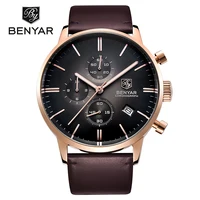

BENYAR 2720K Men Quartz Wristwatch In Stock Item Watches Luxury Brand Chronograph Wrist Watches