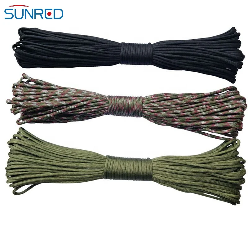 

Outdoor sports equipment more than 300 colors survival umbrella rope 4mm seven core 350 paracord bracelet rope, N/a