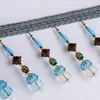 Elegant and fashionable coffee beaded tassel fringe