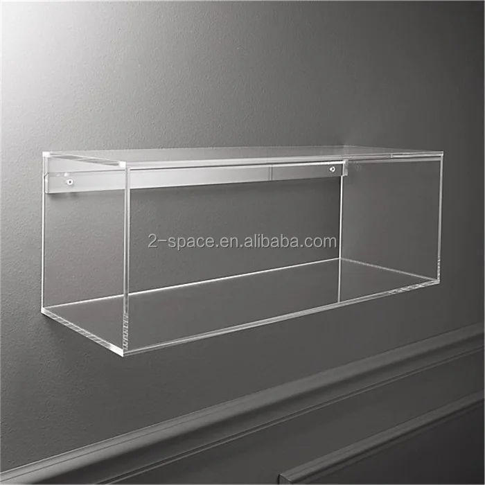 Format Storage Shelf Wall Mounted Acrylic Display Shelf Plexiglass Book