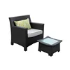 living room single sofa with coffee table