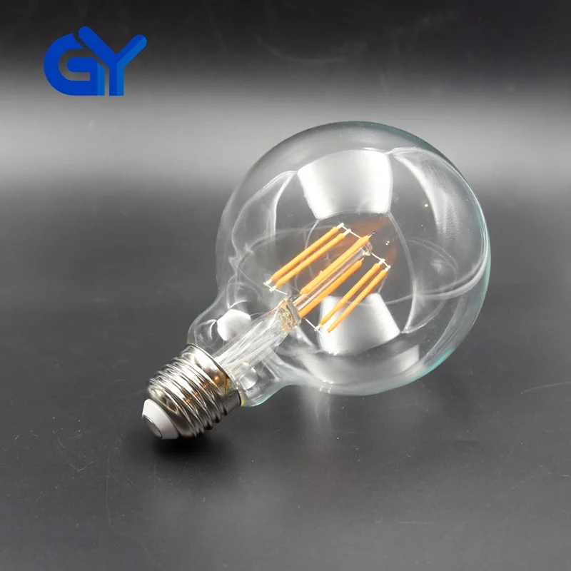 Hot sales G125 8W 3 way led light bulb 110V~130V E26 LED filament bulb