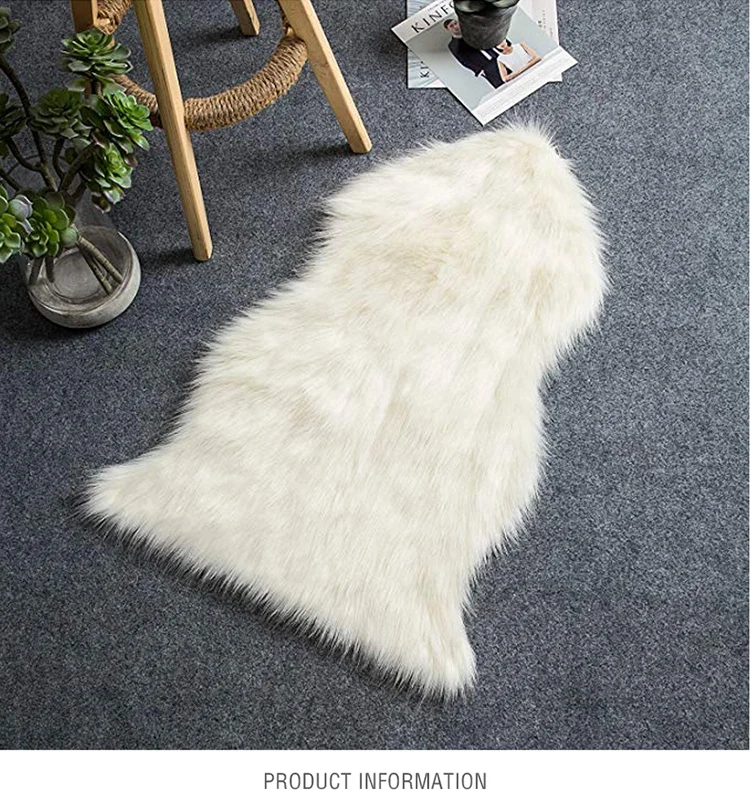 High Quality Synthetic Faux Fur Sheepskin Bedside Mats Fluffy Faux Fur Rug Buy Wholesale Oem