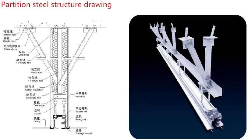 Chile hotel movable partition wall acoustic wooden hanging folding partition wall with variety color