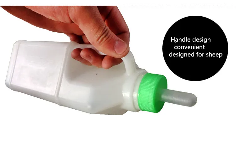 Natural Rubber Non Toxic Animal Feeding Milk Bottle Lamb Feeder