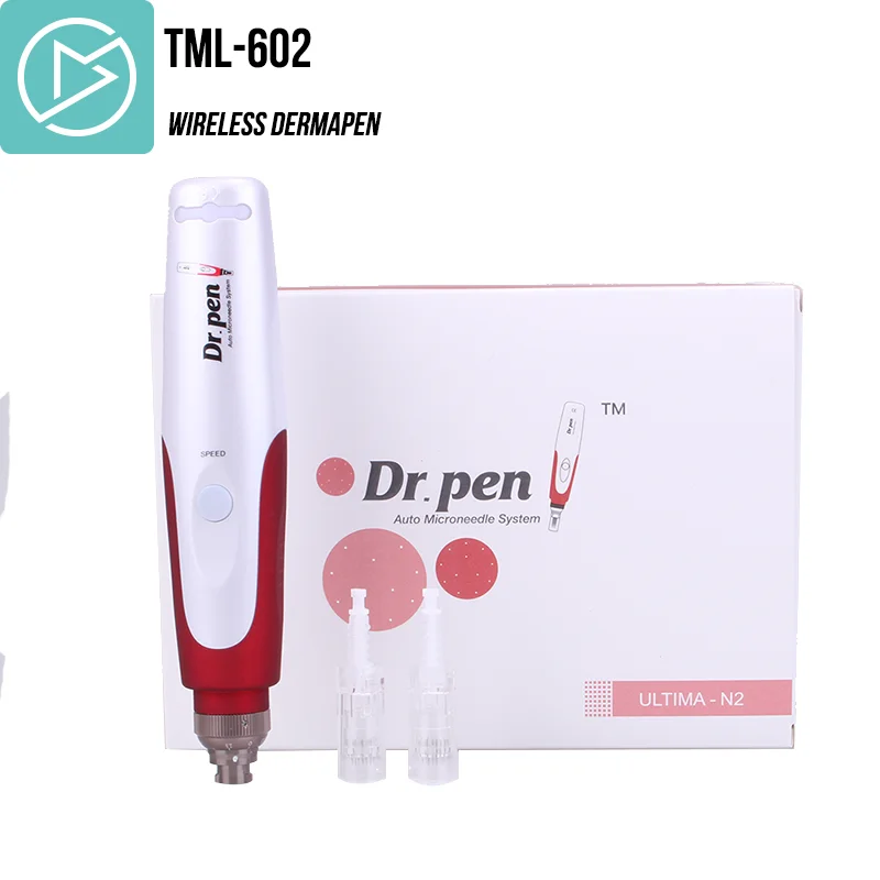 

Personal Dr pen promote collagen skin lifting derma pen, Red/white