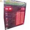 currency exchange buy sell rates \ 8 rows led digital currency rate board \ currency led exchange board for