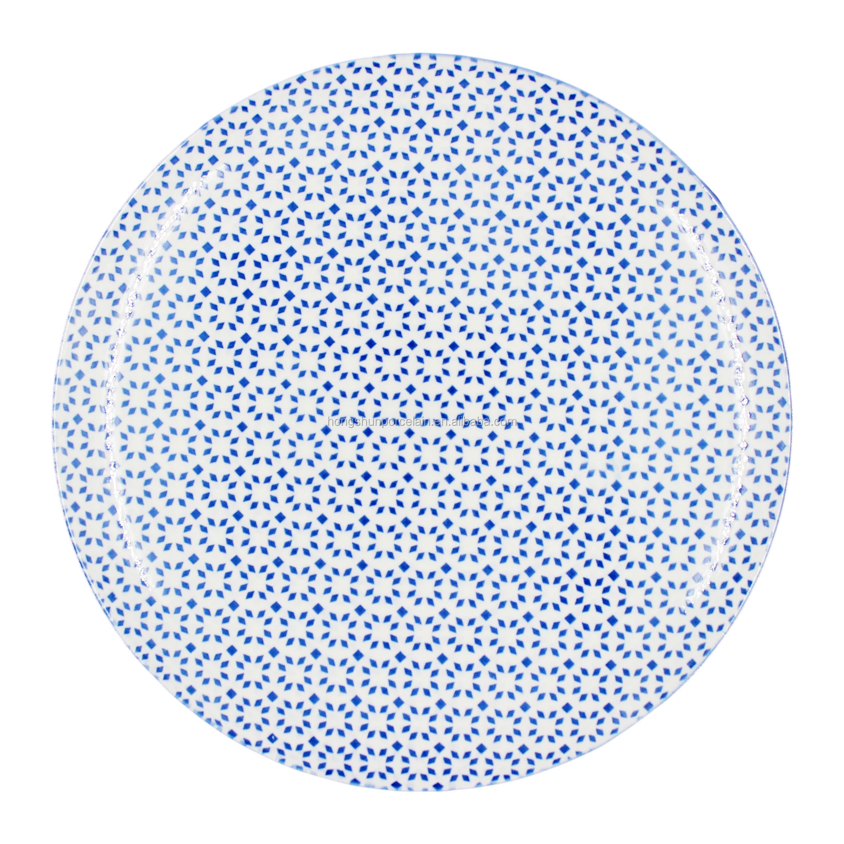 18 件陶瓷移印设计餐具套装