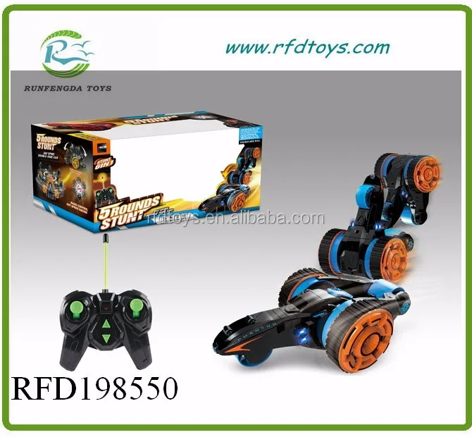 3 Wheels 360 Degree Spinning Rc Car Remote Control Stunt Car Kids Toy