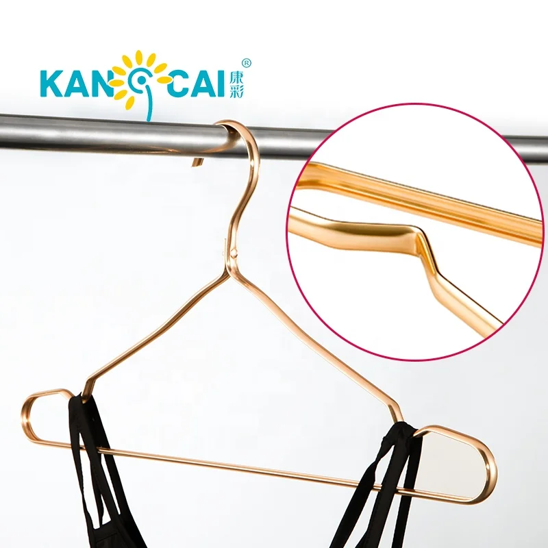 
Luxury Rose Gold Metal Coat Hanger for Velvet Skirt 