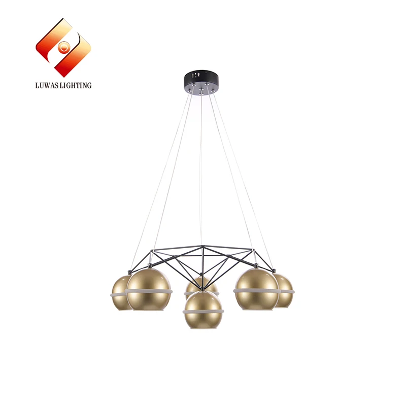 
Wave shape design indoor led modern light acrylic pendant lamp 