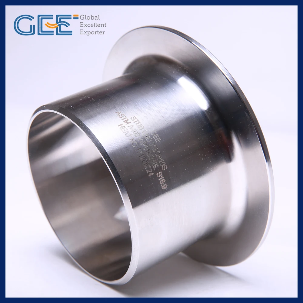 Ansi B16.9 Stainless Steel Sch40 Sch80 Butt Weld Lap Joint Flange Stub ...