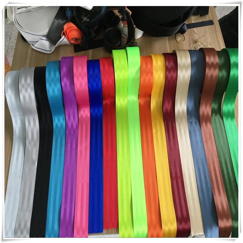 
Polyester 48mm width standard quality seat belt webbing 