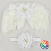 Fancy Solid Pure White Color Baby Girls Feather Angel Wings Wholesale Kids Angel Wings For Sale Party Feather Wing Decoration