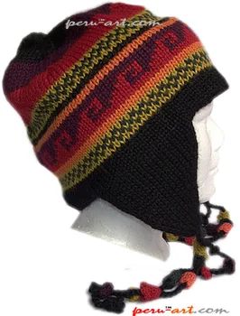 Peru Topi Chullos Dibuat Di Bayi Alpaka Serat Buy Peru Topi