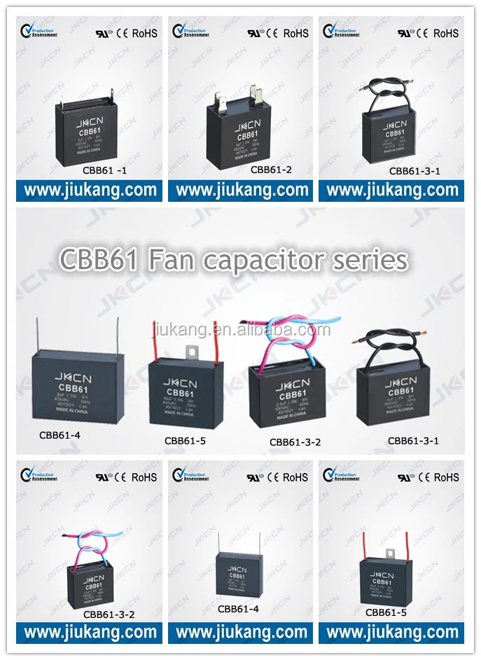 Fan Parts Ceiling Fan Wiring Diagram Capacitor Cbb61