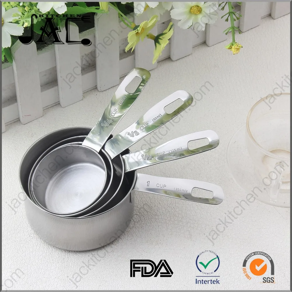 4pcs Amazon Best Selling Stainless Steel Measuring Cups