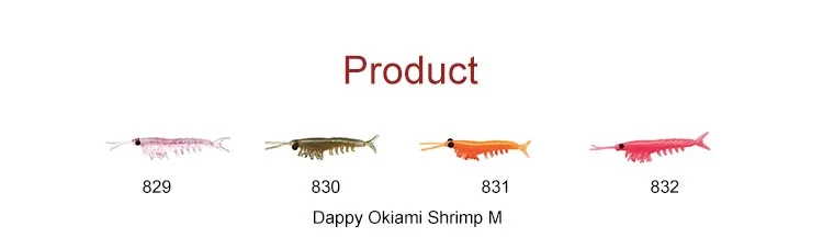 Nikko Next Generation Soft Baits Okiami Shrimps Size M