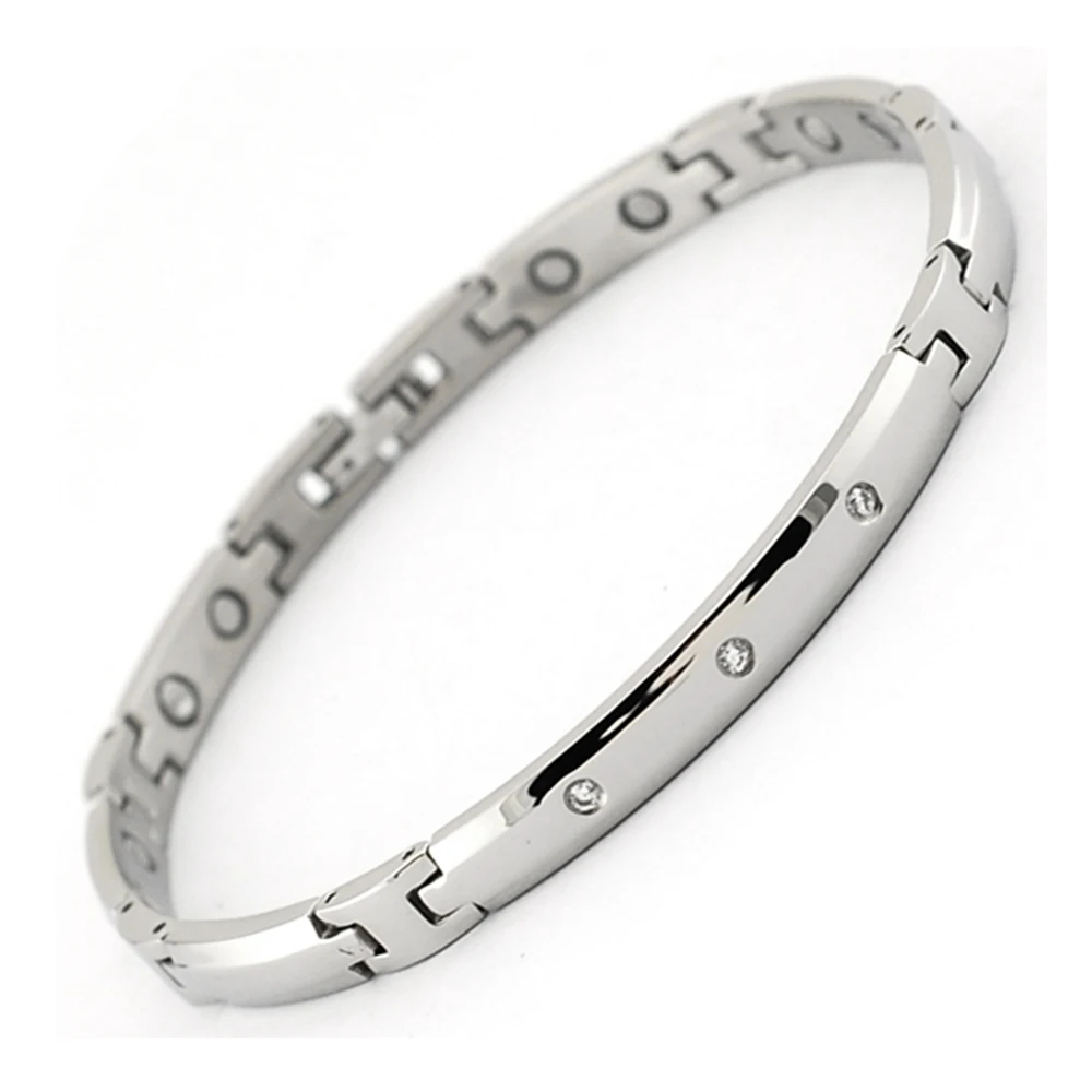 

inox wholesale women magnetic 316l stainless steel bracelet