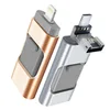 USB FLASH DRIVE OTG 64GB Pen Drive 3 in 1 u disk for apple iphone 6s Memory stick 16gb luxury android USB 2.0 pendrive for phone
