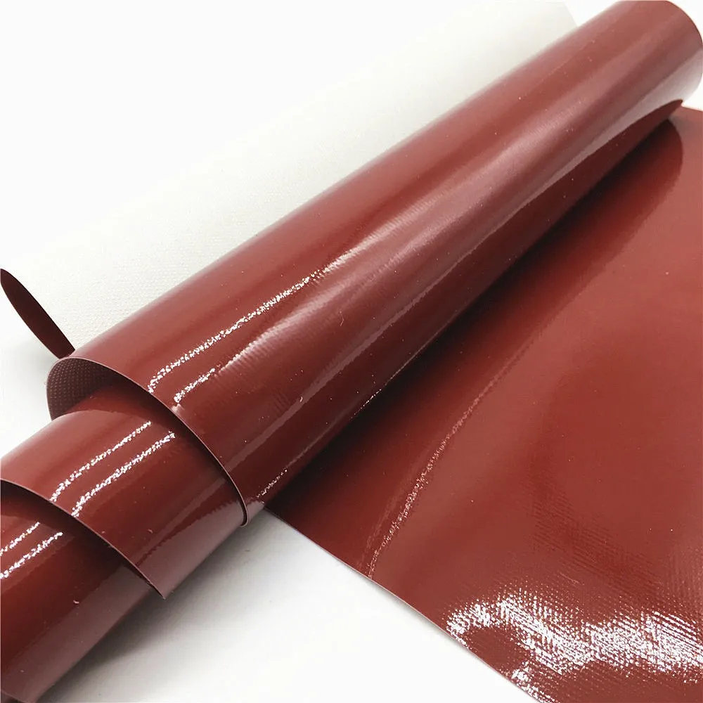 By The Yard Solid Plain High Gloss Pvc Leatherette Smooth Patent