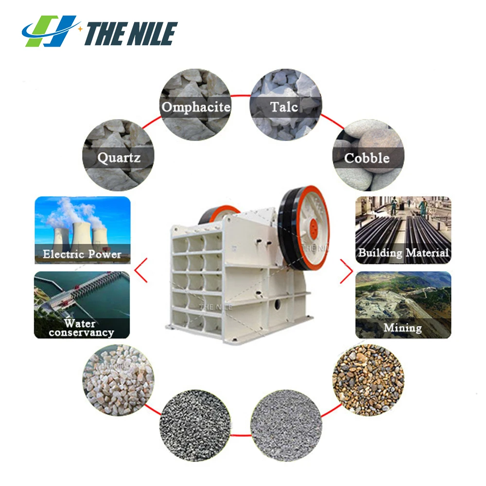 The Nile Machinery Rock Jaw Crusher Machine Stone Crushing Equipment