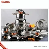 Italy style stainless steel capsule bottom cookware sets pots