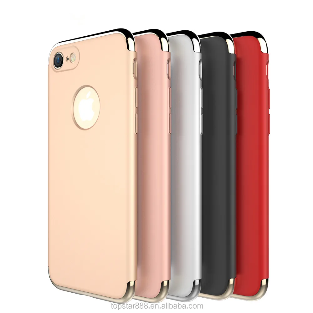 

Wholesale Luxury Protective Mobile Phone Case Cover For iPhone 7 6 6s Plus Smart phone Case, Black;blue;purple;red;silver