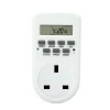 Electronic plug in timer big LCD display in programmable digital for timer switch 24h 7day