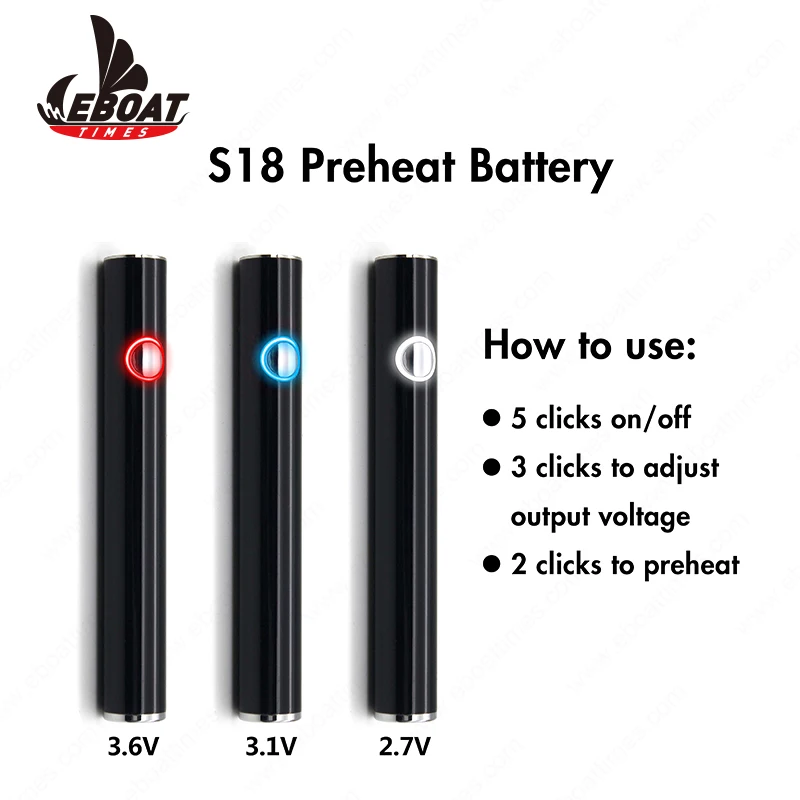 Rechargeable 280mah adjustment voltage CBD vaporizer pen cbd vape pen 510 thread vape pen